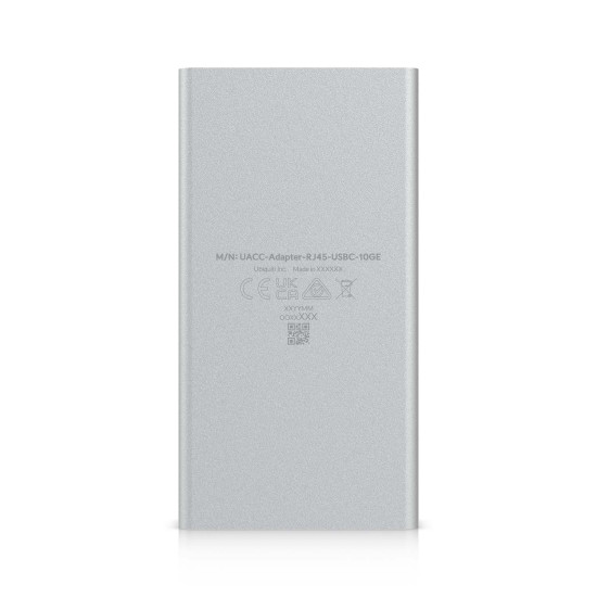 Adaptor Ethernet 10 GbE la USB-C UniFi Ubiquiti, Plug-and-Play, UACC-Adapter-RJ45-USBC-10GE